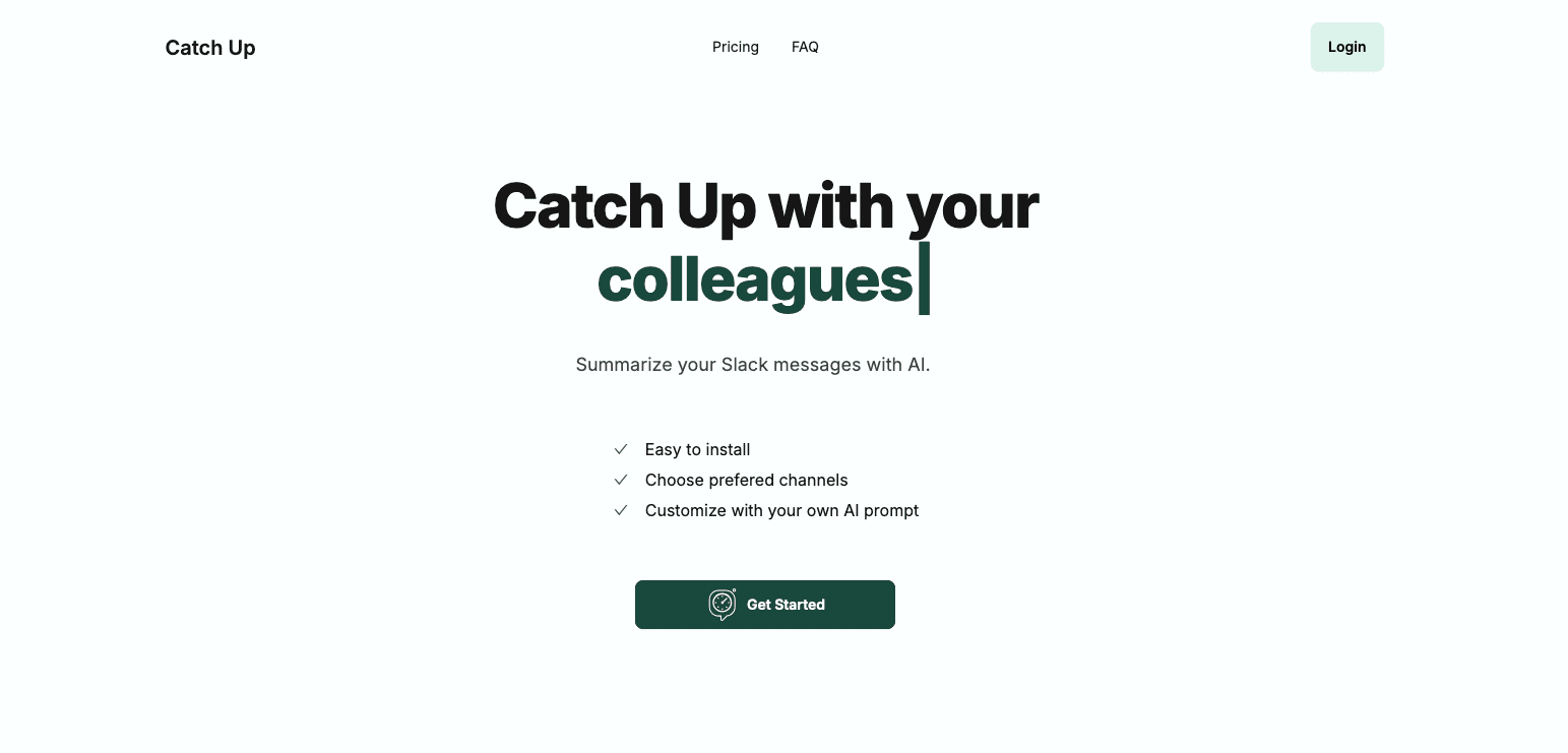 Catch Up - Slack