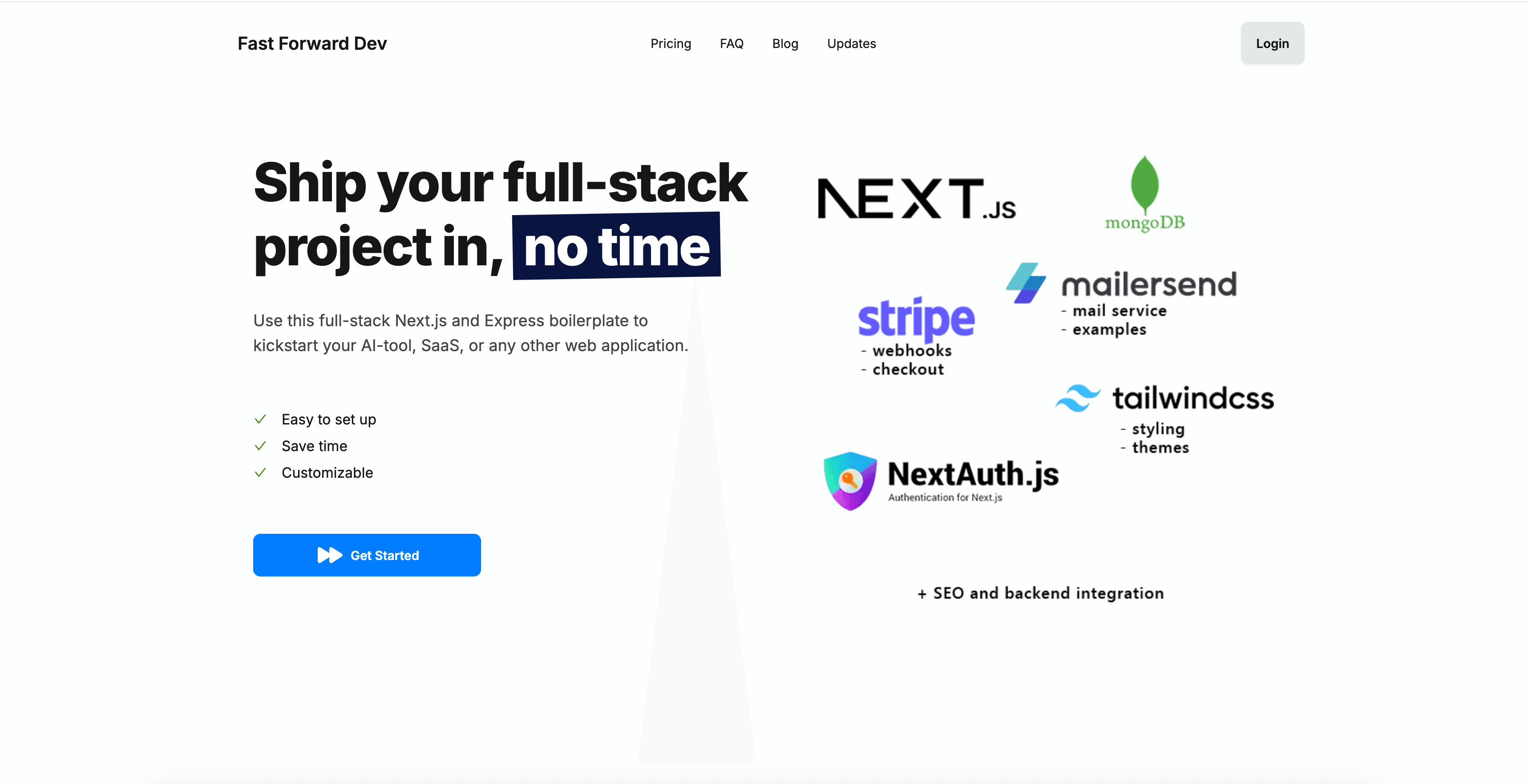 Fast Forward Dev (This website)